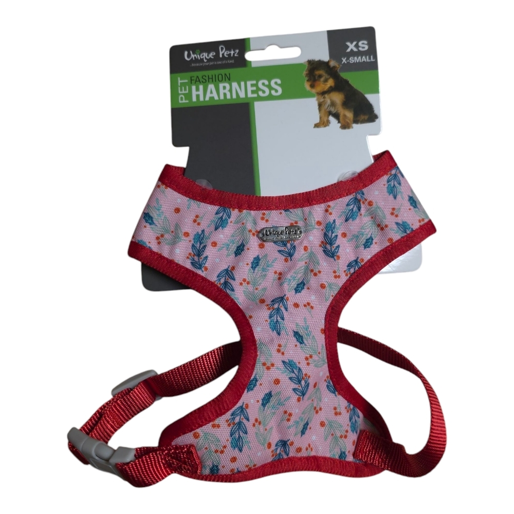 Unique Petz Pet Fashion Harness XS Breathable Mesh Liner Quick Release Straps